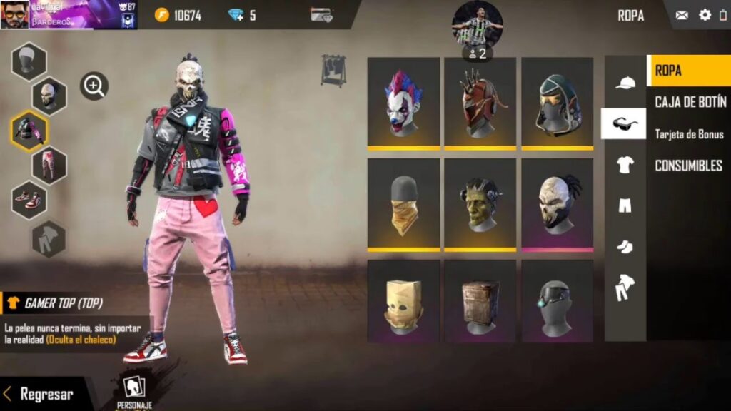 cuenta chetada de free fire gratis