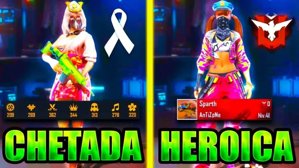 cuenta chetada de free fire gratis 2024