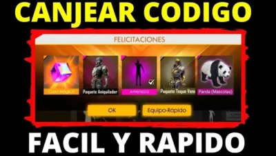 Lista de Códigos Actualizados Free Fire