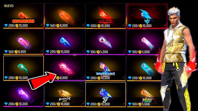 conseguir puños en Free Fire